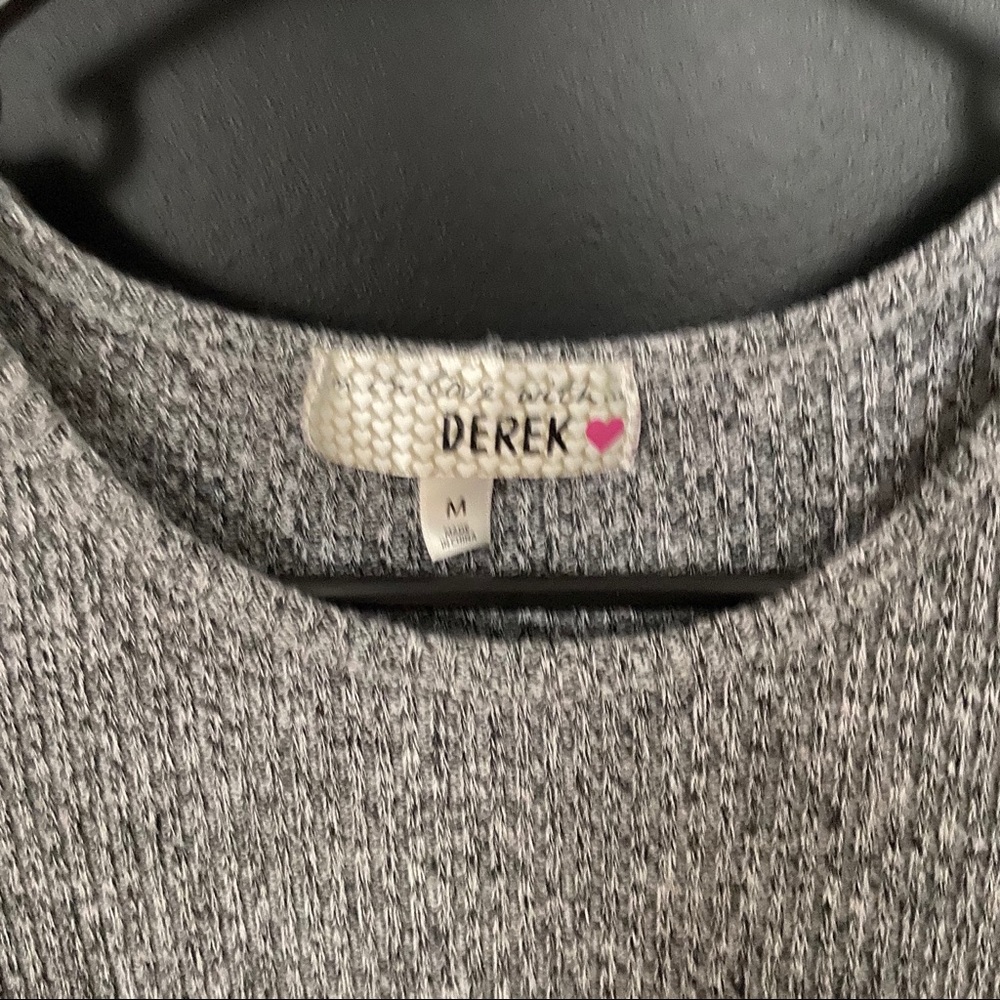 Gray Ribbed Tank Top - Picture 3 of 3